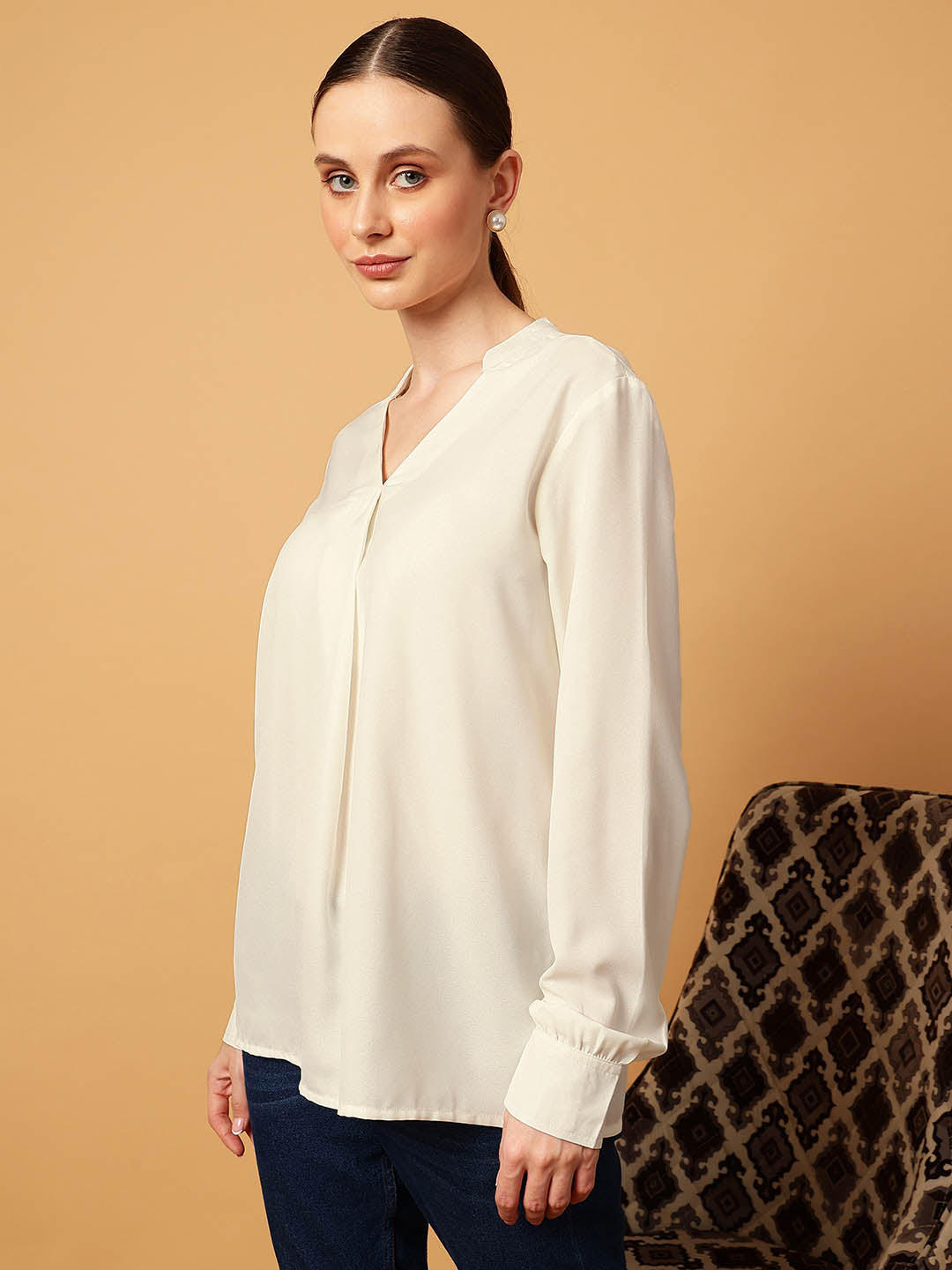 Mandarin Collar Top