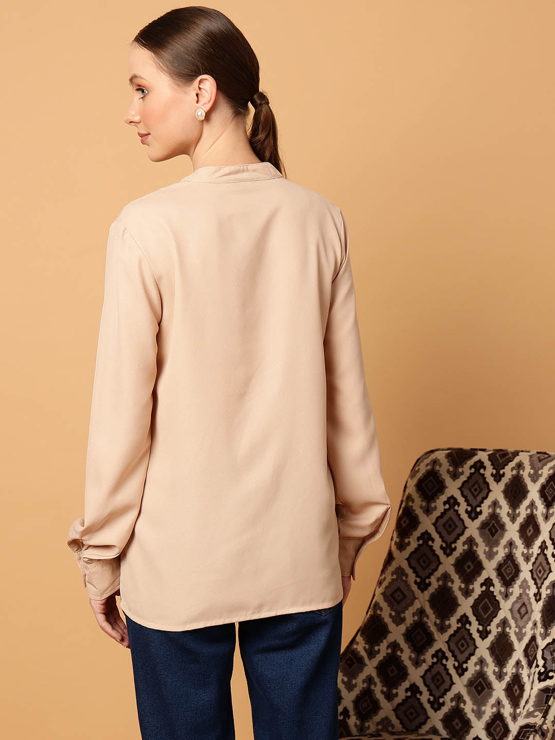 Mandarin Collar Top
