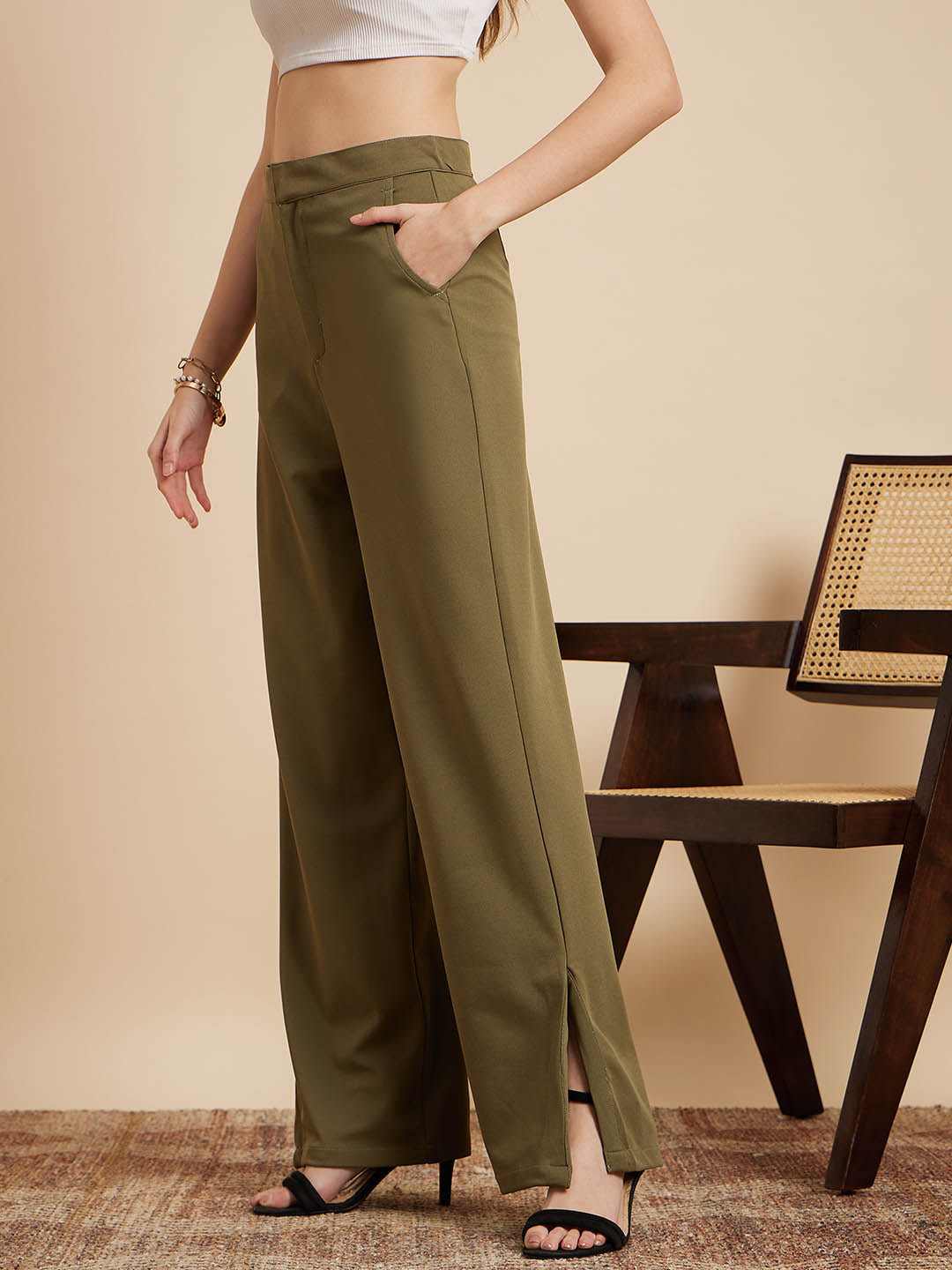 Tex Twill Slit Trouser