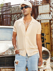 Unbalanced Striped Shirt