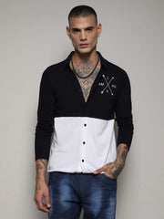 Contrast Panel Shirt