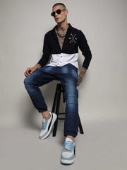 Contrast Panel Shirt