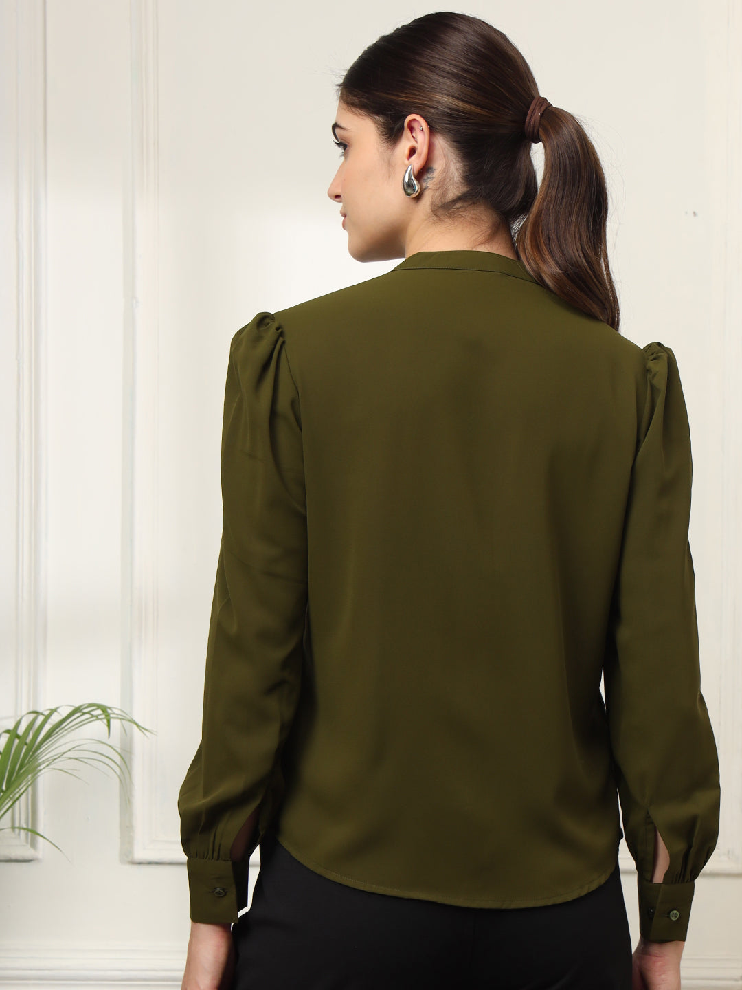 womens pleated formal shirts 4