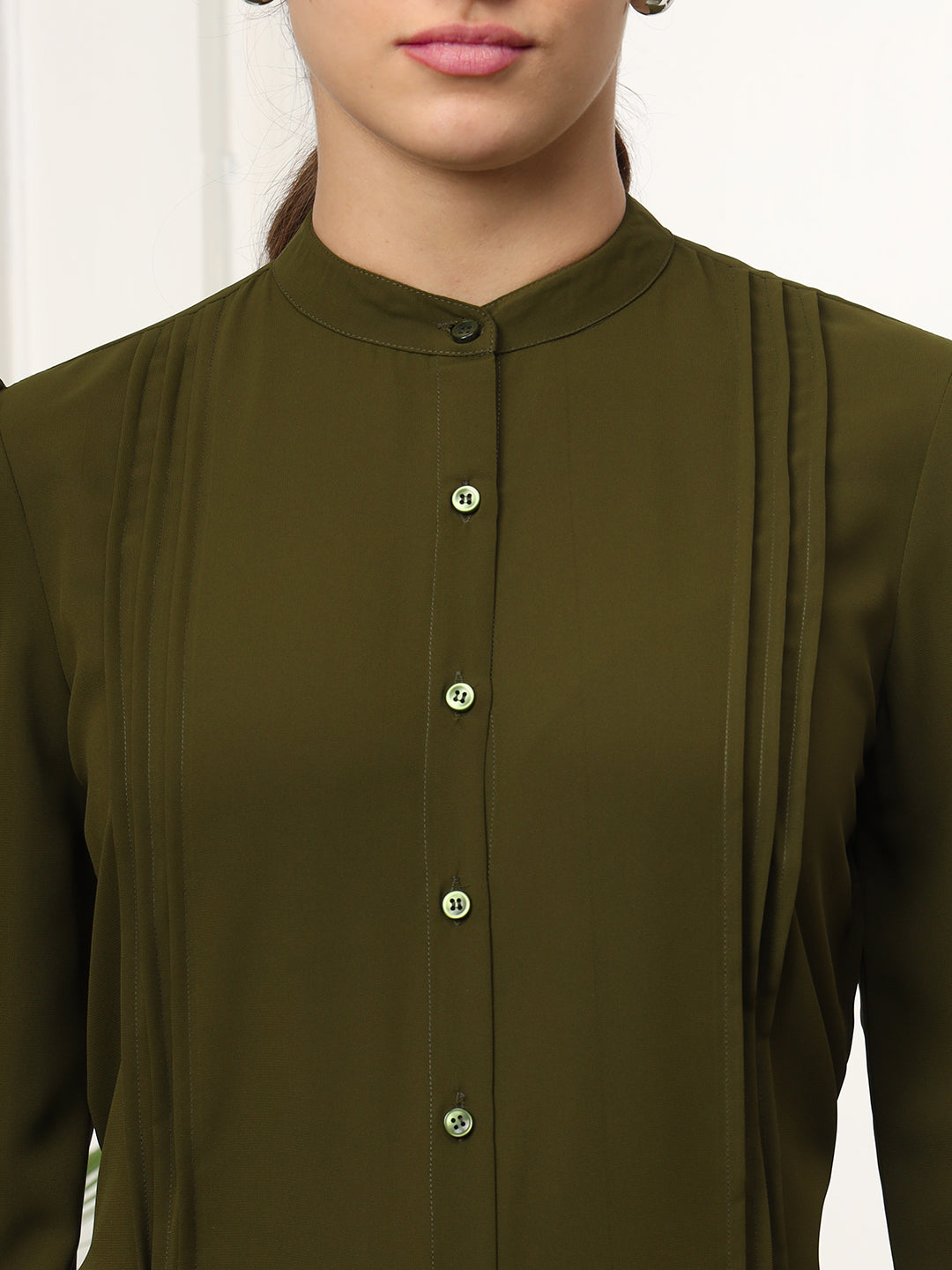 womens pleated formal shirts 4