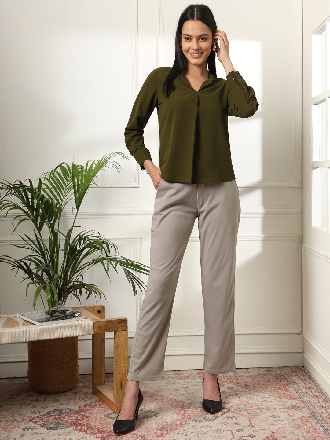 office wear formal top for women 1