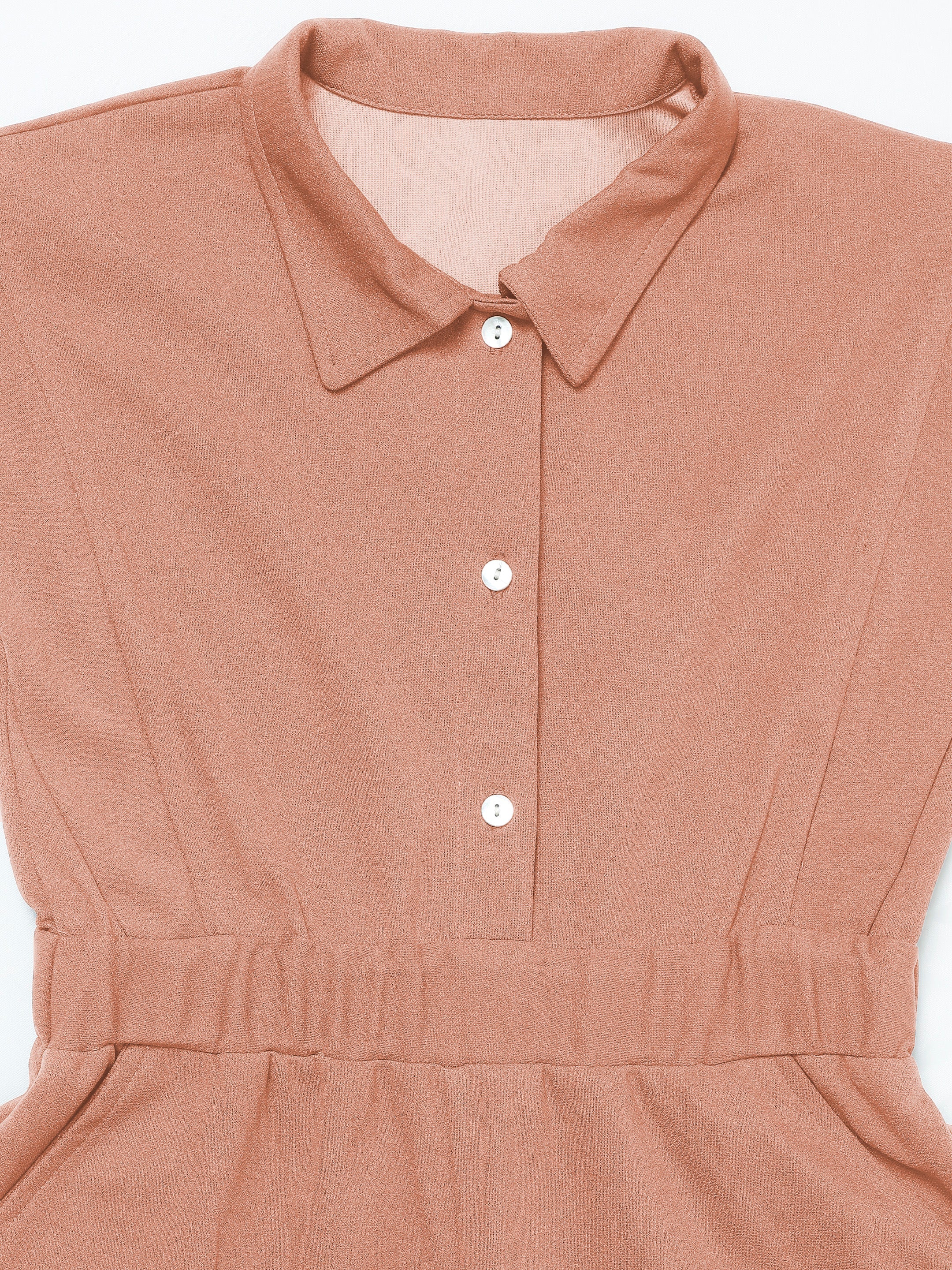 athena girl pink solid jumpsuit