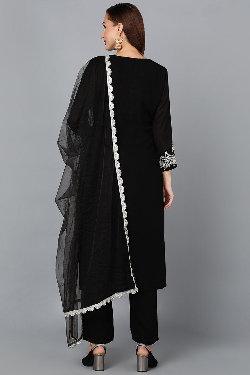 black-silk-blend-straight-kurta-pant-with-dupatta-pkskd1900