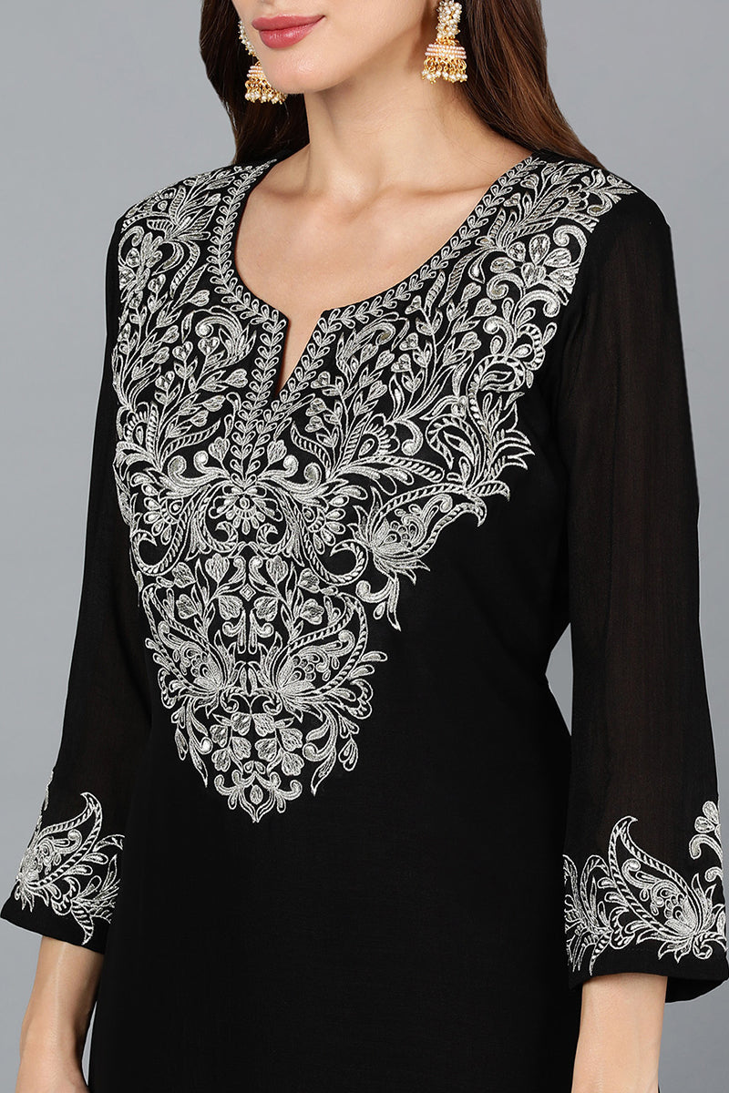 black-silk-blend-straight-kurta-pant-with-dupatta-pkskd1900