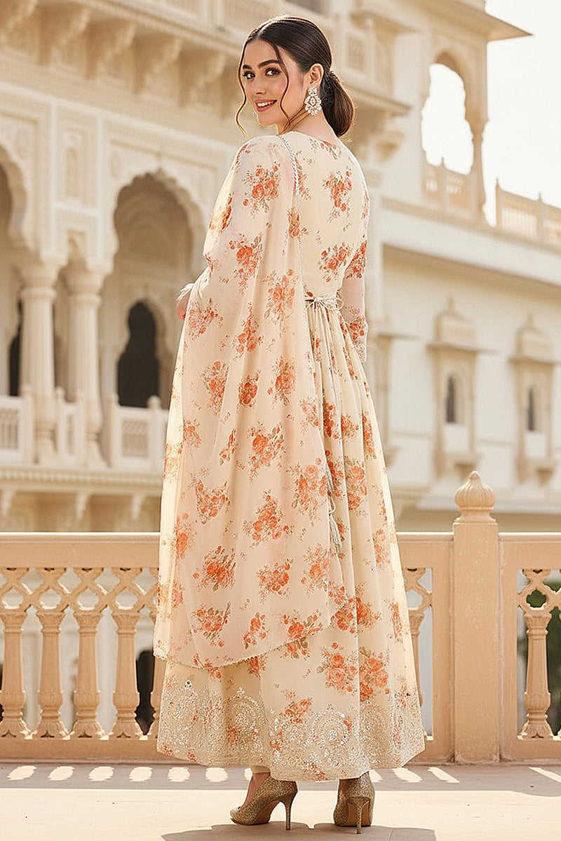 off-white-georgette-floral-printed-flared-suit-set-pkskd2184