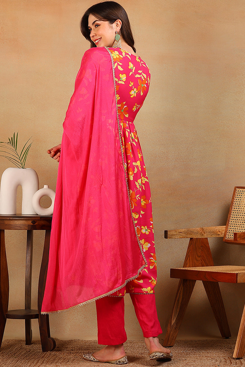 pink-poly-georgette-floral-printed-flared-empire-suit-set-pkskd2194