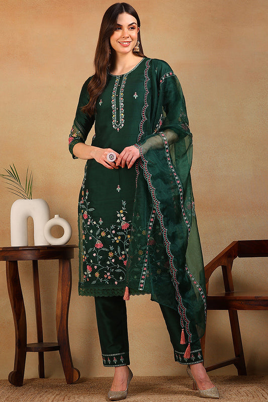 olive-green-silk-blend-solid-embroidered-straight-suit-set-pkskd2302