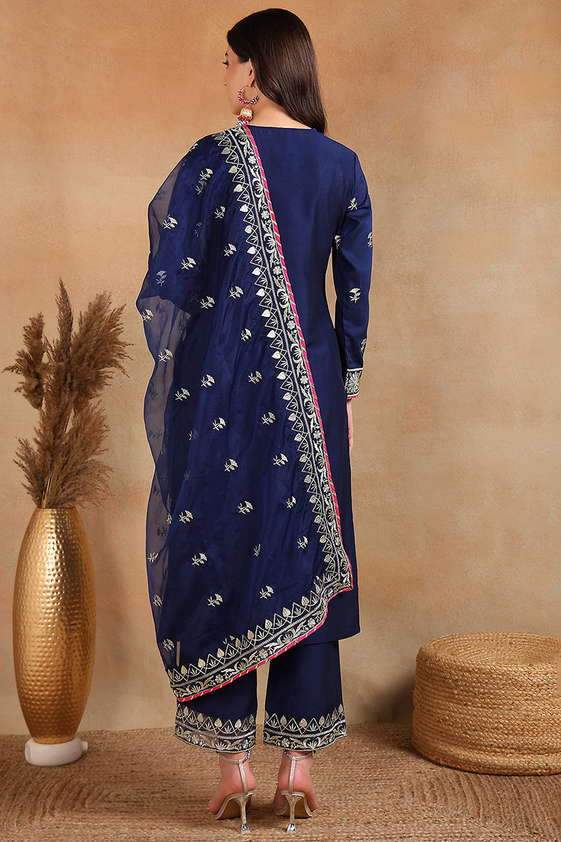 navy-blue-silk-blend-solid-yoke-design-straight-palazzo-suit-set-pkskd2486