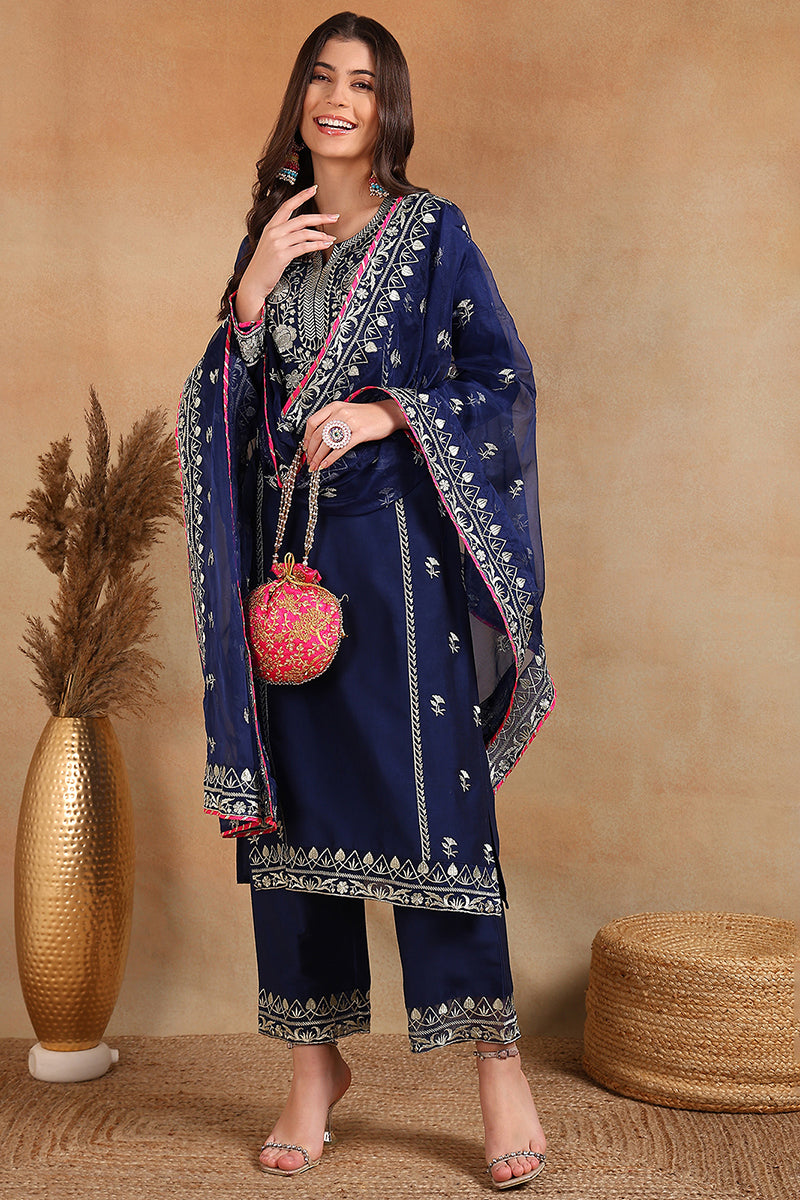 navy-blue-silk-blend-solid-yoke-design-straight-palazzo-suit-set-pkskd2486