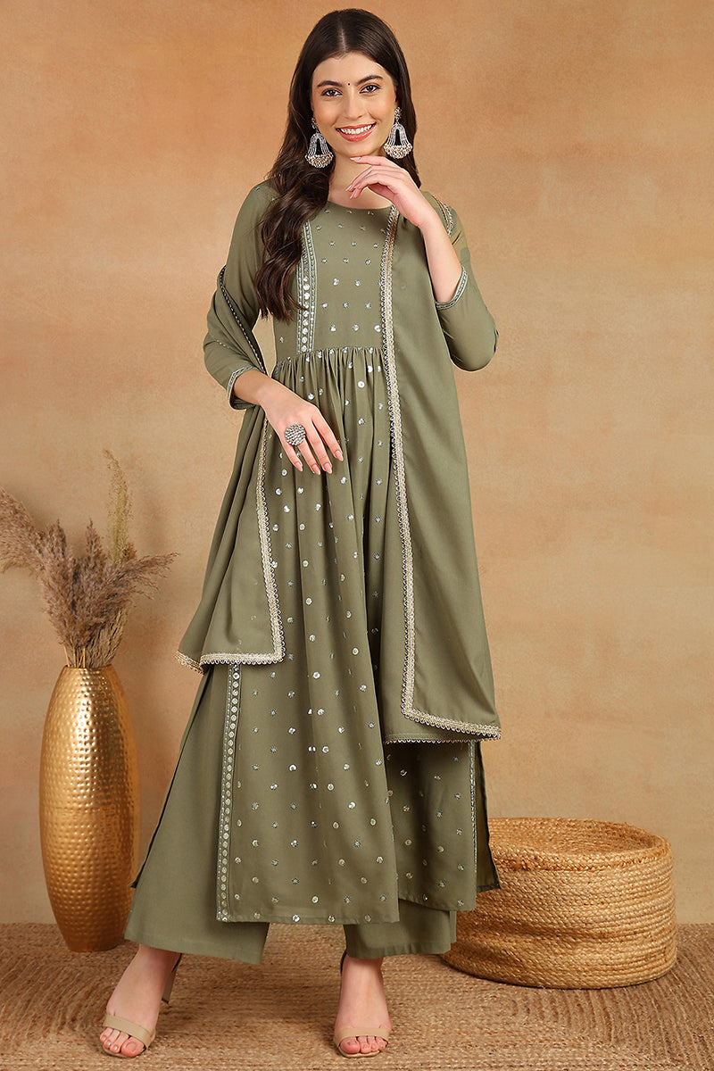 olive-green-georgette-solid-embroidered-straight-palazzo-bottom-suit-set-pkskd2521olv