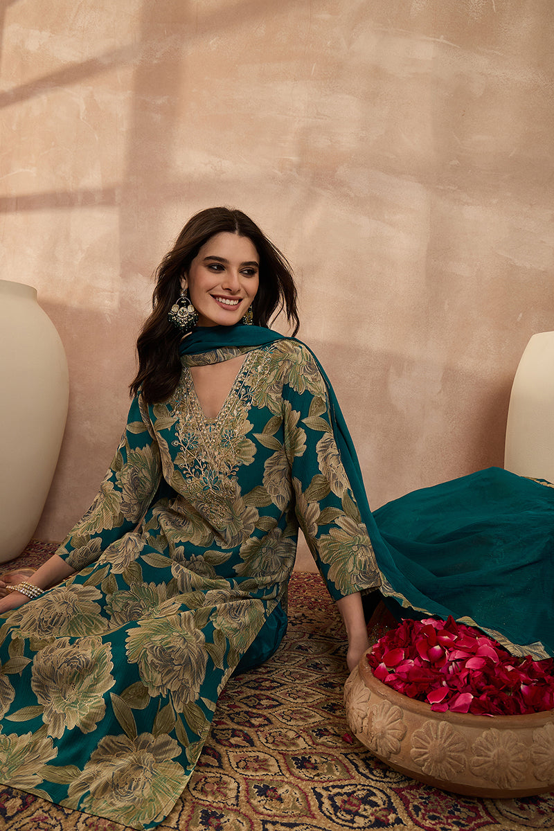 blue-silk-blend-floral-embroidered-straight-kurta-trousers-with-dupatta-pkskd3075