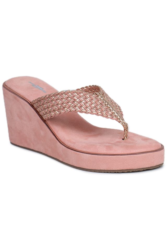Shezone - Fashion Open Back Sandal 3 inches Wedge Heels