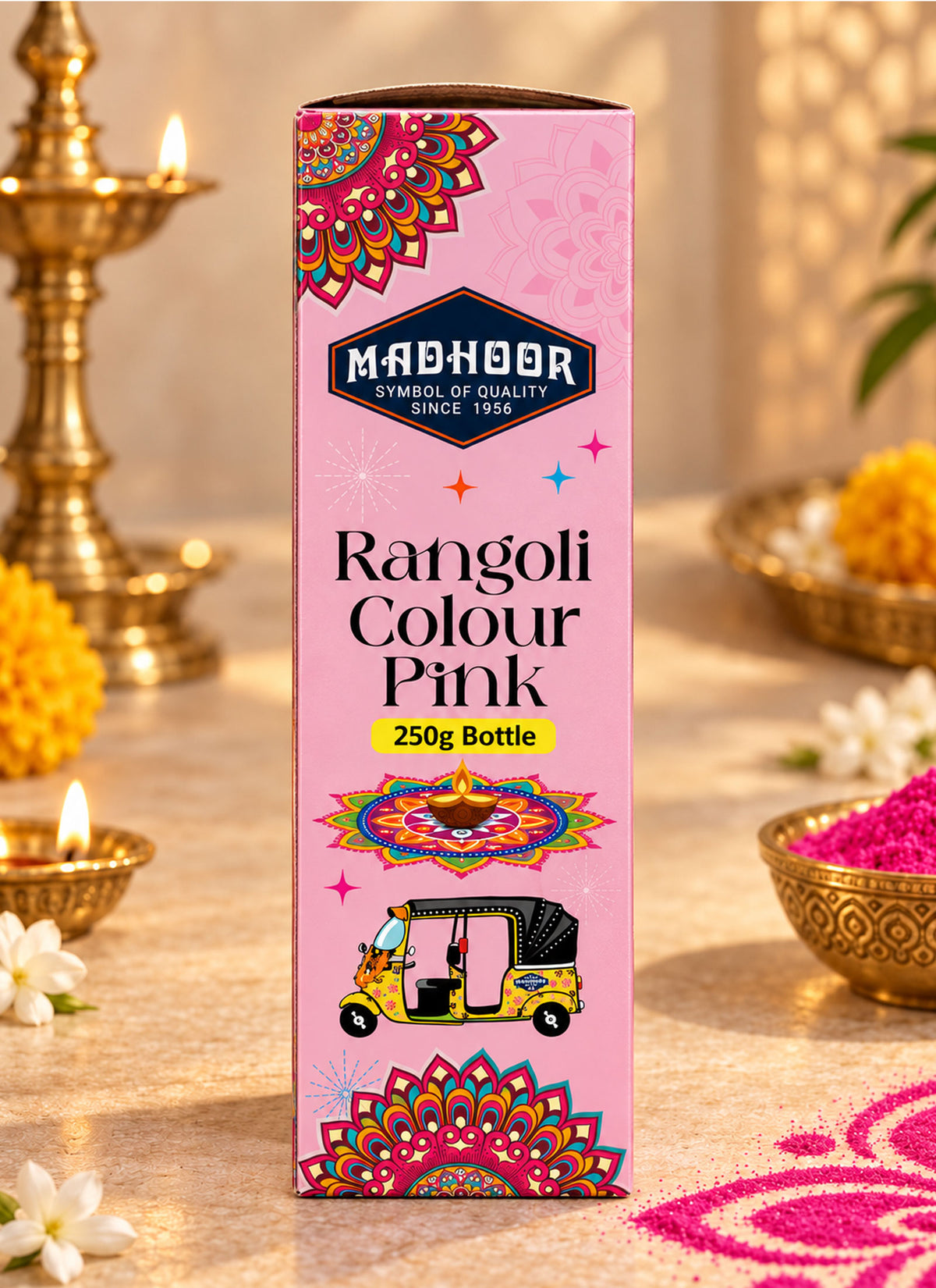 Rangoli Powder Pink 250gm 1 Piece