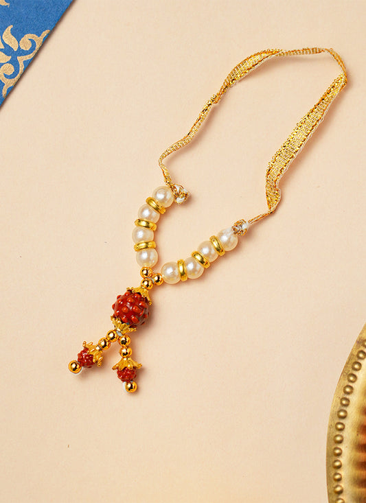 Har Pearl Rudraksha White 1pc 2.5 Inches