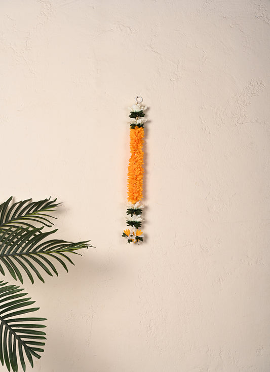 Latkan Orange Ivory Green 1.5 Feet 1 Piece