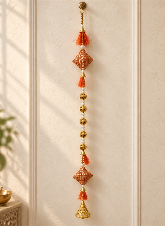 Latkan Gota Tassel Orange 3 Feet 1 Piece