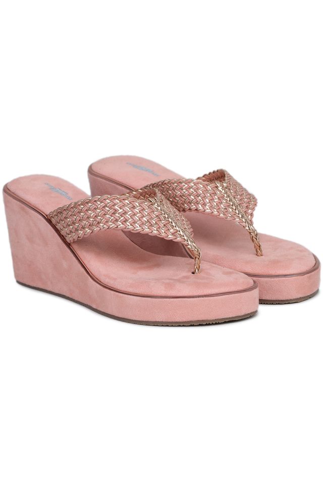 Shezone - Fashion Open Back Sandal 3 inches Wedge Heels