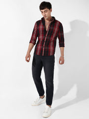 Cotton Plaid Shirt