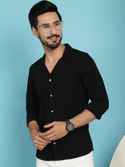 Lapel Collar Casual Shirt