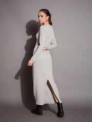 Women Ribbed Bodycon Maxi Dress