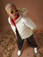 Women Diamond Quilted Hooded Puffer Jacket