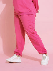 Women Pink CHICAGO Fleece Joggers