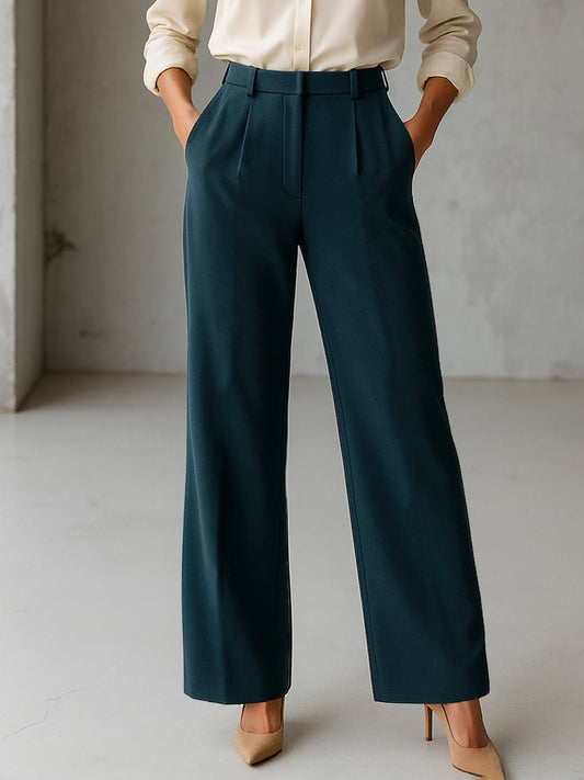 Women Emerald Cross Pocket Pants