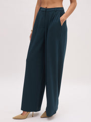 Women Emerald Cross Pocket Pants