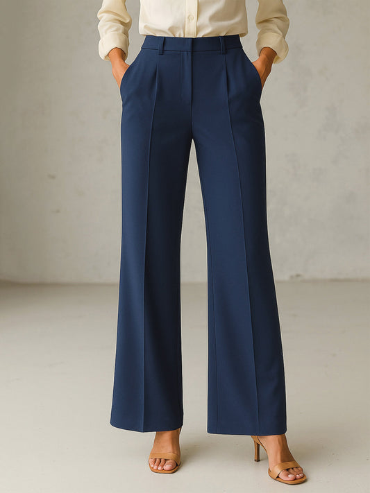 Women Blue Cross Pocket Pants