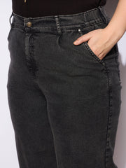 Women Black Denim Bermuda Shorts