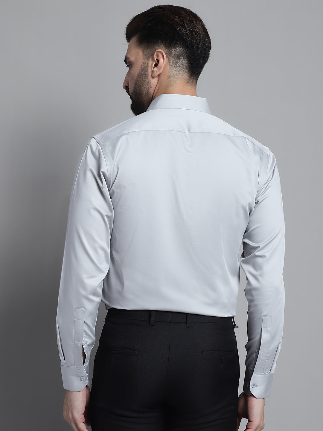Mens Cotton Solid Formal Shirt