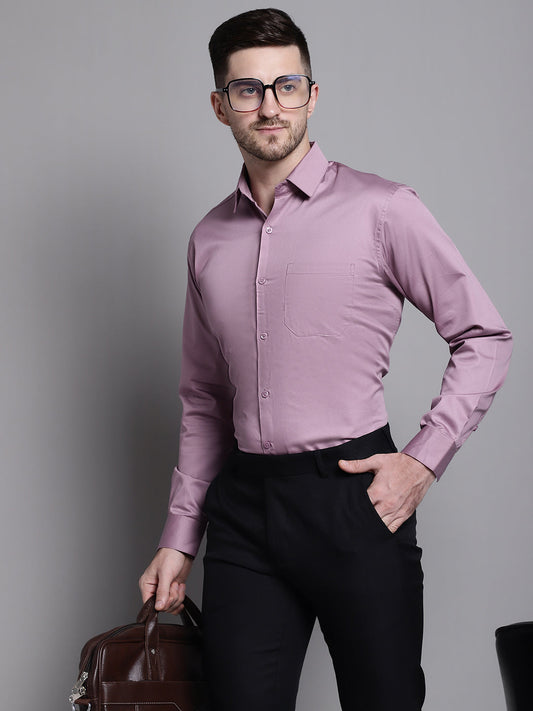 Mens Cotton Solid Formal Shirt