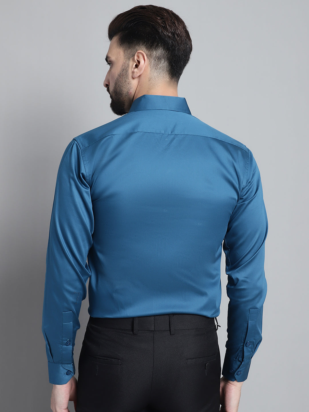 Mens Cotton Solid Formal Shirt