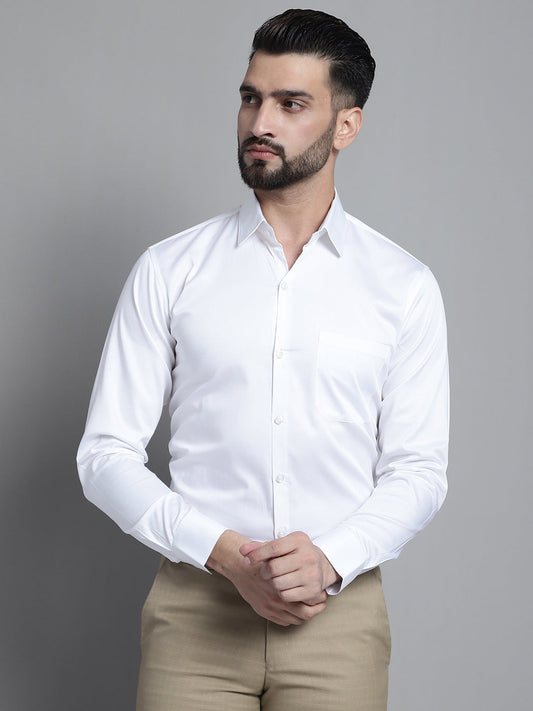 Mens Cotton Solid Formal Shirt