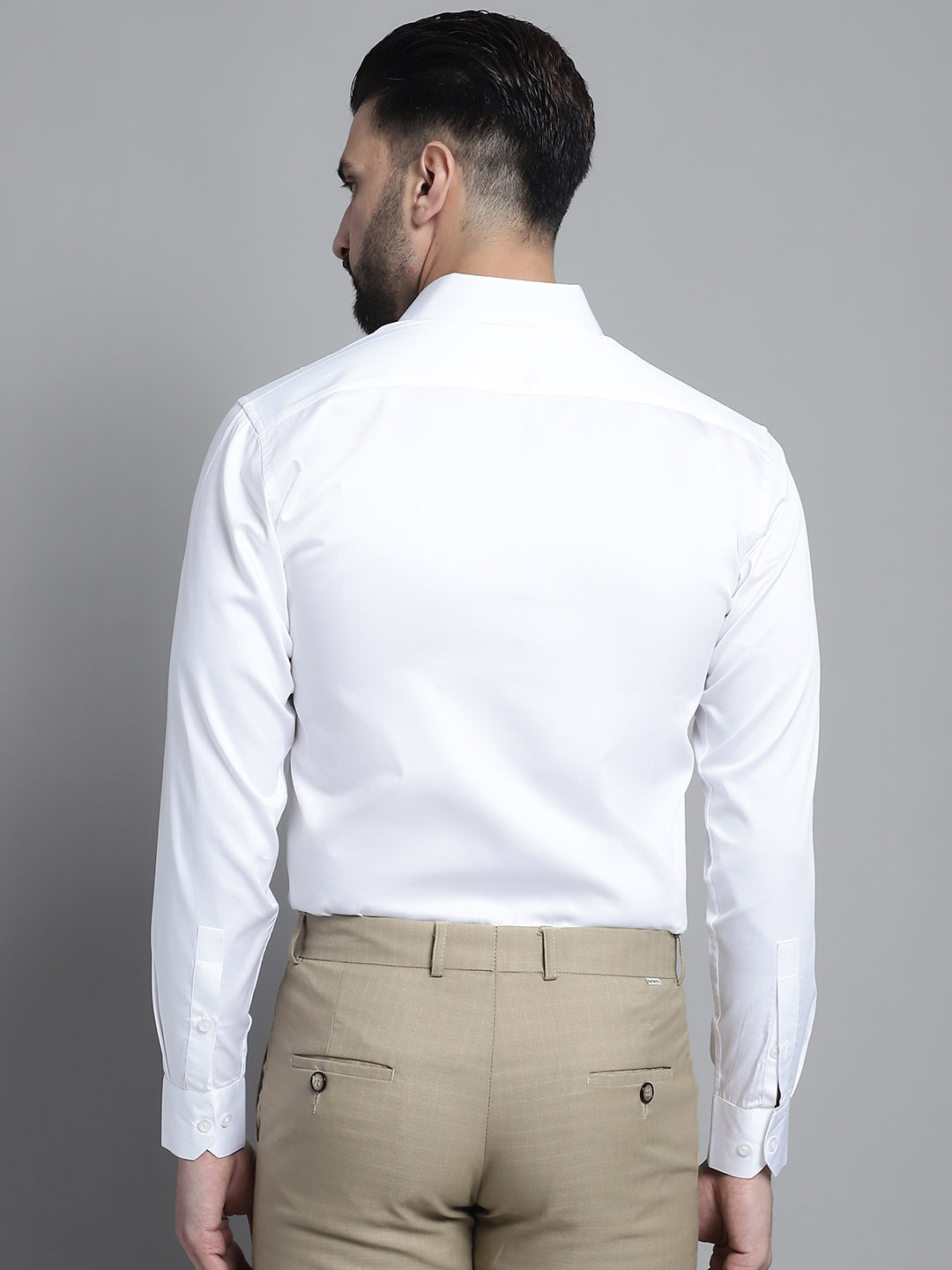 Mens Cotton Solid Formal Shirt