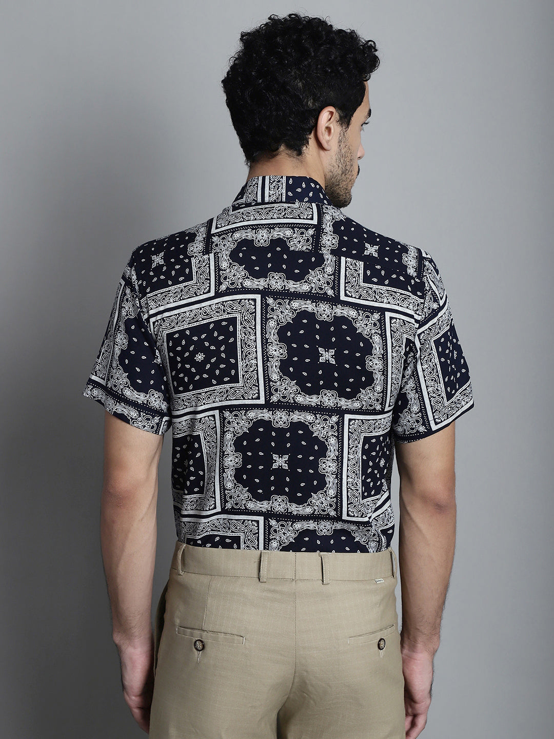 Mens Paisley Printed Formal Shirts
