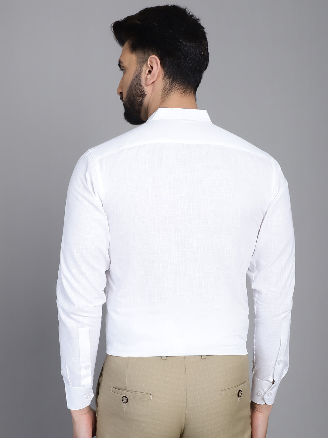 Cotton Solid Formal Shirt For Mens