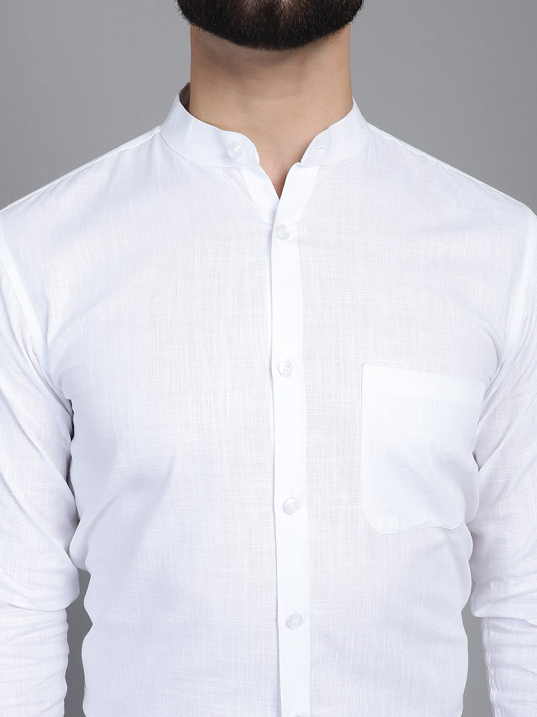 Cotton Solid Formal Shirt For Mens