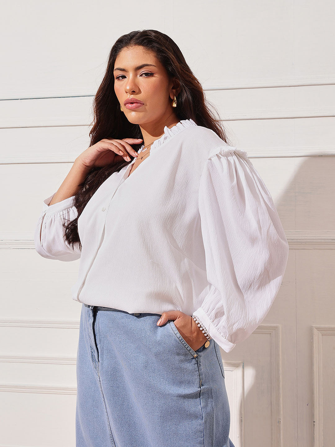 Delta Frill Shirt