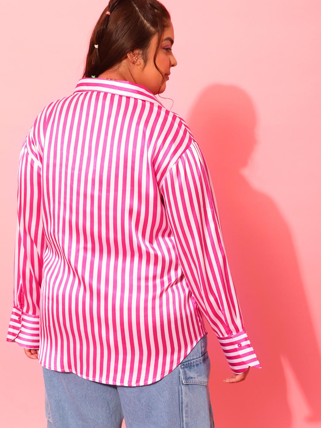 Stripe Satin Shirt