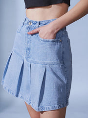 Denim Mini Skirt