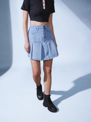 Denim Mini Skirt