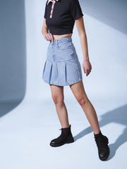 Denim Mini Skirt