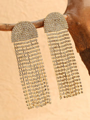 SOHI - Gold Plated Party Designer Stone Drop Earring For Women