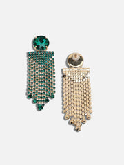 SOHI - Gold Plated Party Designer Stone Drop Earring