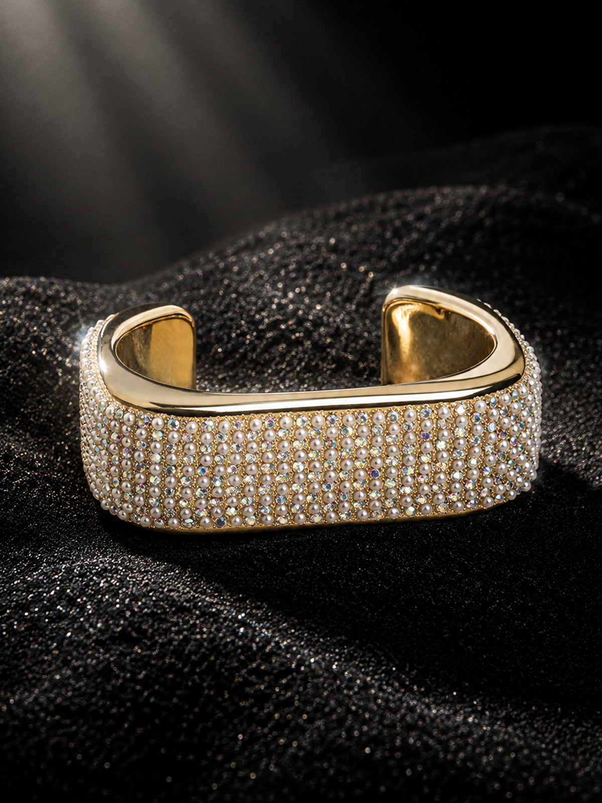 The Celestial Crystal Cuff Bracelet